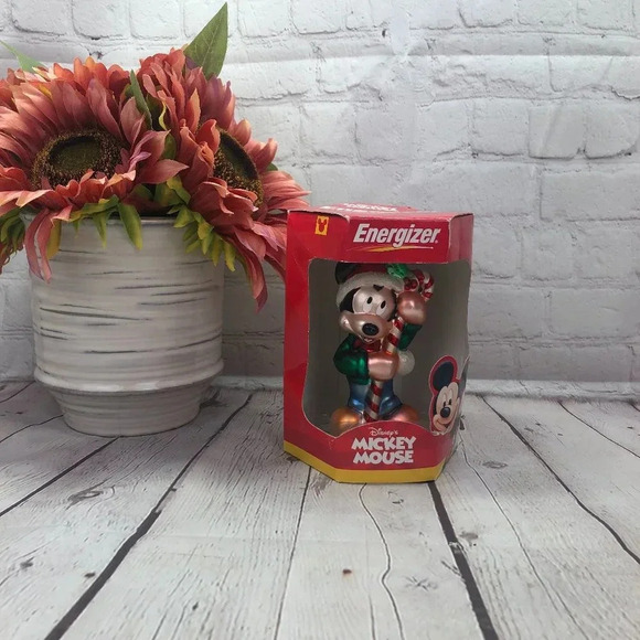 vintage Disney European style glass ornaments Mickey Mouse